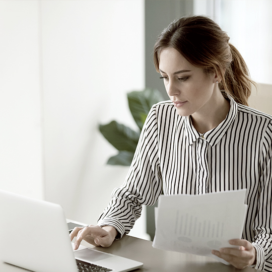 woman and laptop